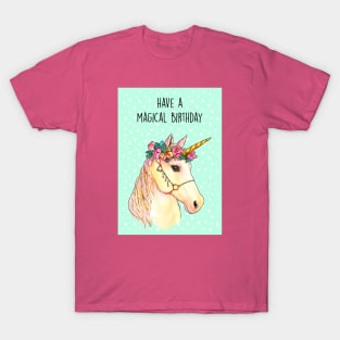 Magical Unicorn Birthday T-Shirt